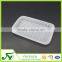 Free sample customized white disposable plastic food container