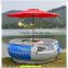 Original manufacture round boat with bbq grill