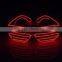 EL wire Glasses shuttle style , for party