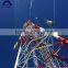 Manufacturer Galvanized self supporting telecom tower