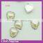 21MM peach heart rhinestone buckle/beads decoration buckle