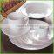 new design 20 pcs fine porcelain embossed dinner set