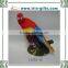 factory make polyresin parrot macaw ornament