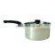 stainless steel 304 nonstick mini kitchen universal pot with seeable glass lid