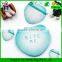 Promotion heart shape zipper plush coin purse, mini cion case