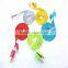High quality 1 meter colorful flat micro usb cable data sync charger cable