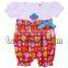 Cute cupcake applique short bubble baby girls