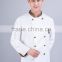 2015 fashion white double -breasted bragard chef uniform