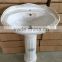 20/22 inch ceramic decorative standing wash basin with pedest                        
                                                Quality Choice