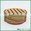 Set pack of 7 round hollow out Bamboo drink cup coaster cup mat