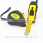5m steel blade tape measure with handle customized with label or sticker