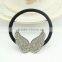 fashionable angel wing shape alloy ponytail holder