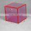 Cube Stackable acrylic storage boxes and Cases with lid