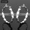 China Wholesale Market Stainless Steel Hoops Thread Earrings Frame