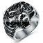 Big Lion Head Men's Ring Indian Head Ring