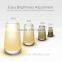 portable color changing LED light lamp bluetooth speaker with touch panel music desk lamp