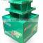 Point Of Purchase Folding Corrugated Cardboard Pallet Display For Supermarket