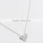 2016 Fashion Jewlery Necklace Designs Silver Plated Pendant