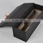 Matt black cardboard wine paper box