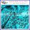 100% polyester composite fleece and lace fabric for make lady's dress