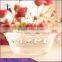 Creative stemless clear round embossed salad bowl fruit bowl                        
                                                Quality Choice