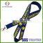 Custom printed neck nylon lanyard no minimum order