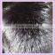acrylic long pile black goat fur fabric fire resistant fabric china supplier