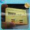 Gold Brass Business cards with Signature panel Metal business card