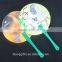 Guangzhou wholesale lastest blank hand fan/ pp hand fan cheap hand fan