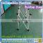instal moving aluminum install portable stage riser