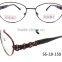 New fashion full rim purple with diamond stone metal wholesale eyeglasses frames for lady                        
                                                Quality Choice