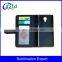 Factory direct sale Blank Litchi grain Sublimation Insert card photo frame Phone cover For One plus 3