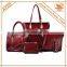 2016 China  Fashion Designer Pu Leather Handbag Set Wholesale