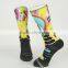 knitted sublimation printing socks Customized sock dye sock