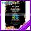 China high quality waterproof promotional music equalizer el car sticker poster printing