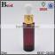 30ml frosted glass bottle gold pump glass bottle