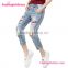 Free sample no moq new pattern used look jeans pent