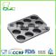 Non-Stick Carbon Steel 6 Cups Teacake Pan with paper cups