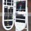 Oval Floor Standing Mirrored Jewelry Cabinet Chinese Wooden Furniture Makeup Armoire Storage with LED Light and Classic Designs