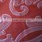 supplier 3D floral embossed 100% polyester velvet fabric for dress