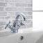 Transtional Style Dual Handle Basin Faucet