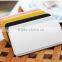 fashion design the newest arrival 10000mAh polymer portable power bank charger with 2 dual usb output