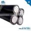 0.6/1kv Aerial Bundled Cable Duplex Service Drop Cable Quarter Neutral conductor AAC PVC insulated overhead cable ABC cable