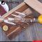 high-Quality Laguiole Decorate Bee color wood handle steak knife set