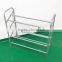 4 Tiers High Quality Steel Shoe Rack with Plastic Parts Grey Powder Coating