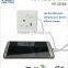 WHITE UK SOCKET USB 13A 1 GANG ELECTRIC WALL PLUG SOCKETS WITH 2 USB OUTLETS