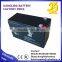 Deep cycle rechargeable 12v7ah accumulator for theft alarm system,