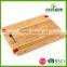 Top grade bamboo bread chopping board /wooden bread cutting board with silicone feet