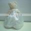 Plush Toy teddy bear, white bear with wedding dress