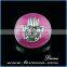 New promotional product charms fashion heart crystal snap button accessory